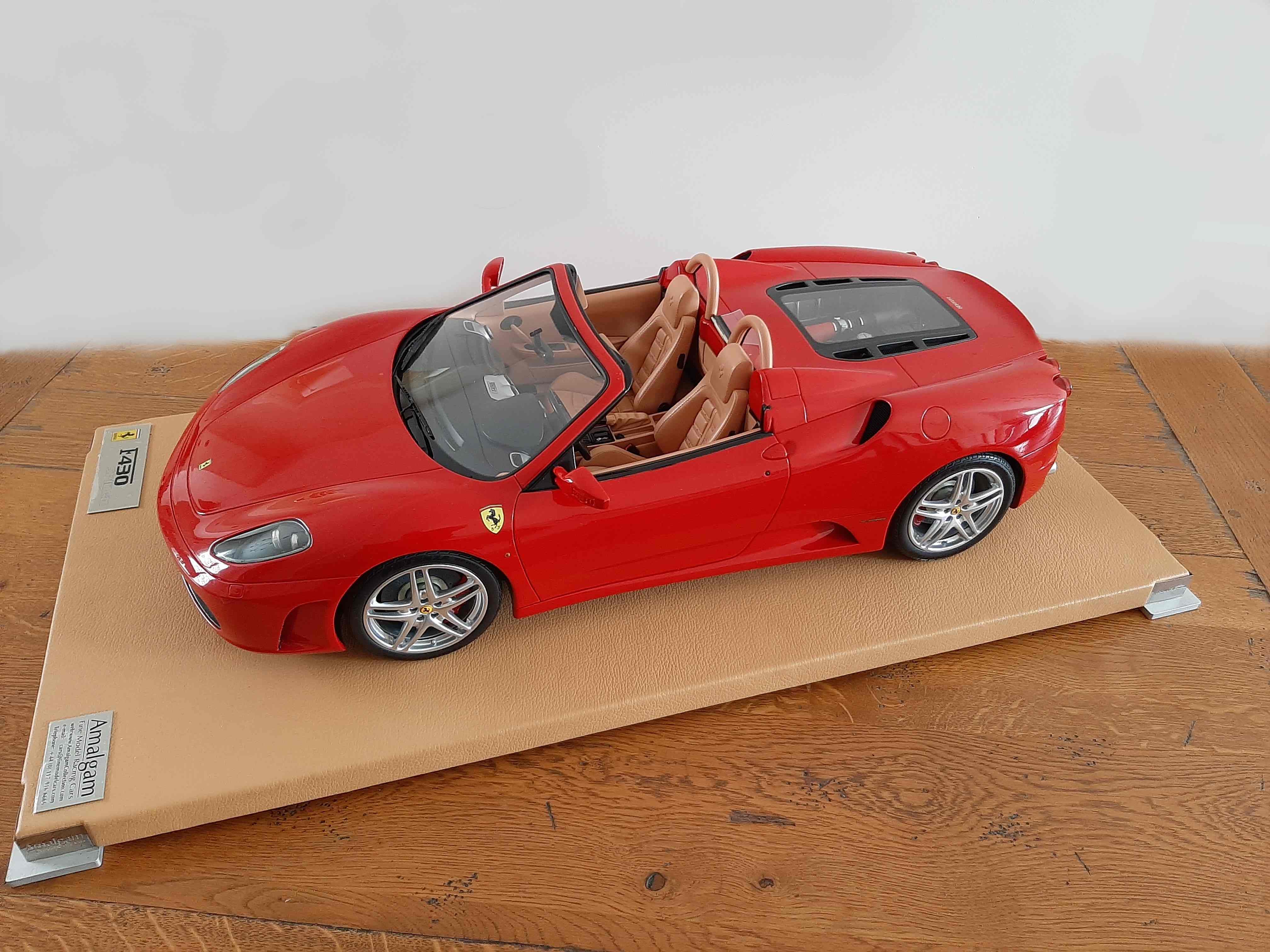 Amalgam : Ferrari F430 Spyder in 1/8 scale
